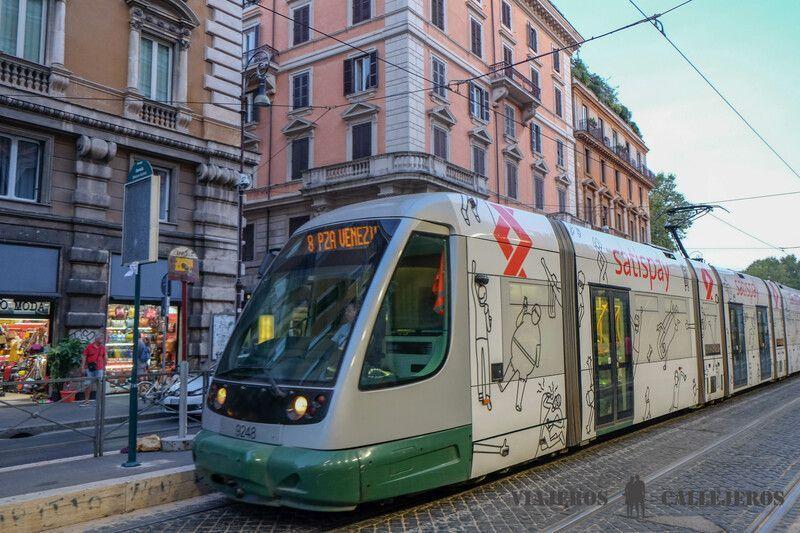 Tranvía en Roma