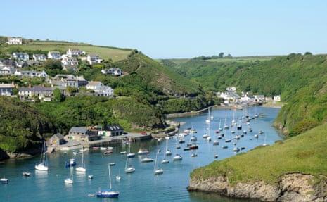 Solva harbour and village in Pembrokeshire