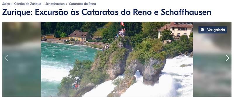excursao as cataratas do reno e schaffhausen - Cataratas do Reno e o que fazer em Schaffhausen, na Suíça